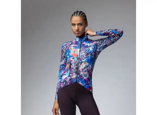 Alé PR-E Jardin dámský zateplený dres dlouhý rukáv Purple Combo
