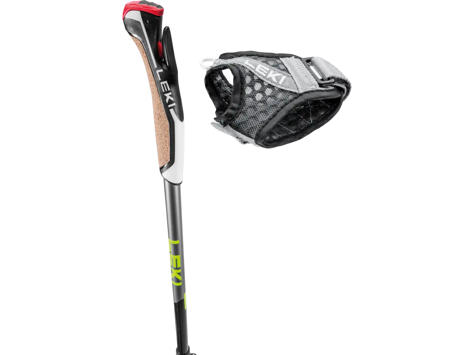 Leki Traveller Alu trekingové hole Black/Silvergray/Neonyellow