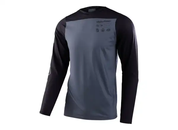 Troy Lee Designs Skyline pánský dres dlouhý rukáv Mono Charcoal