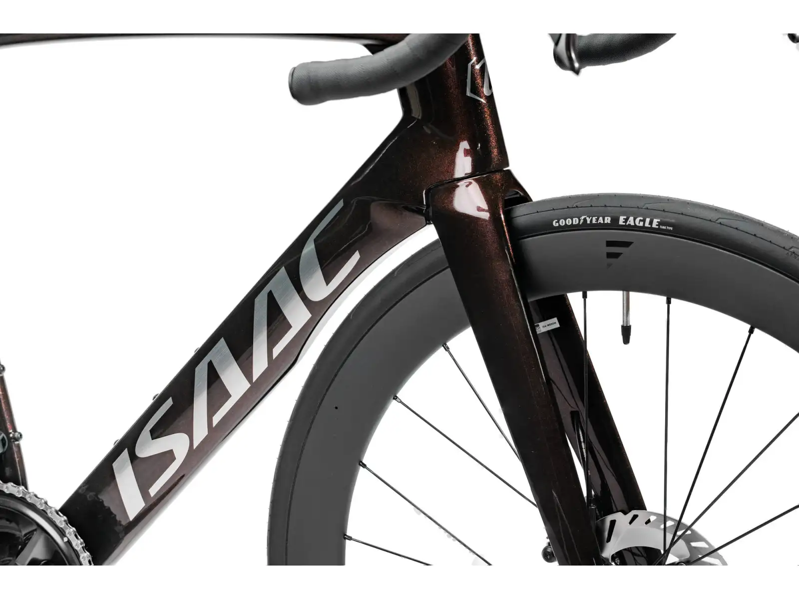 Isaac Meson Ultegra Di2 silniční kolo Ruby Red