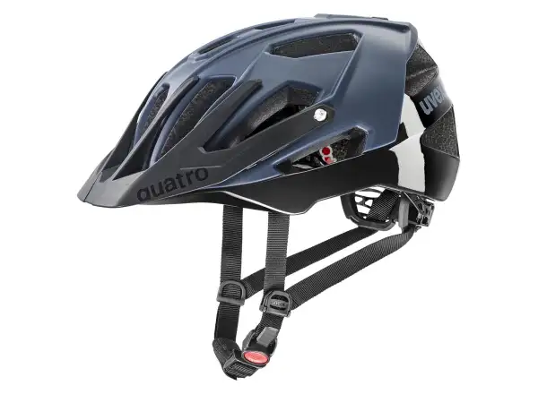 Uvex Quatro CC Dusk MTB přilba Blue/Black matt