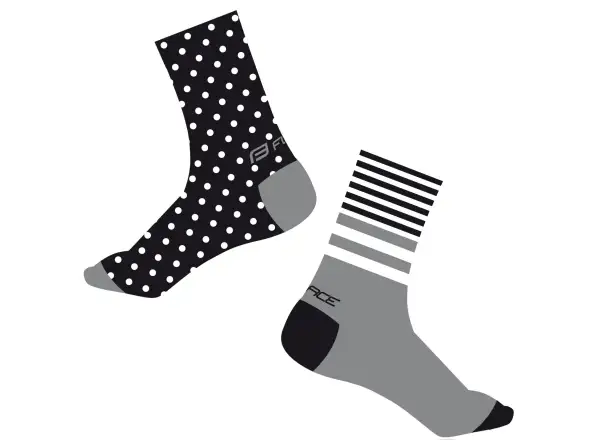 Force Spot ponožky černá/šedé