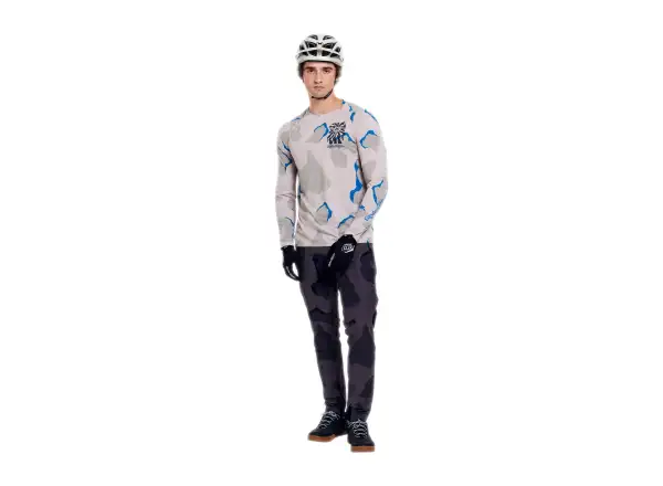 Troy Lee Designs Skyline Pro pánské kalhoty Flow Camo Carbon