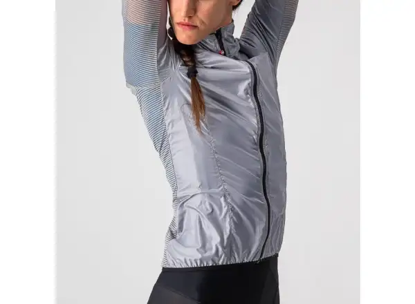 Castelli Aria Shell dámská bunda Silver gray