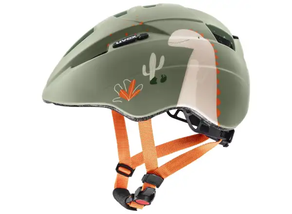 Uvex Kid 2 CC dětská přilba Sage Green Dino Matt