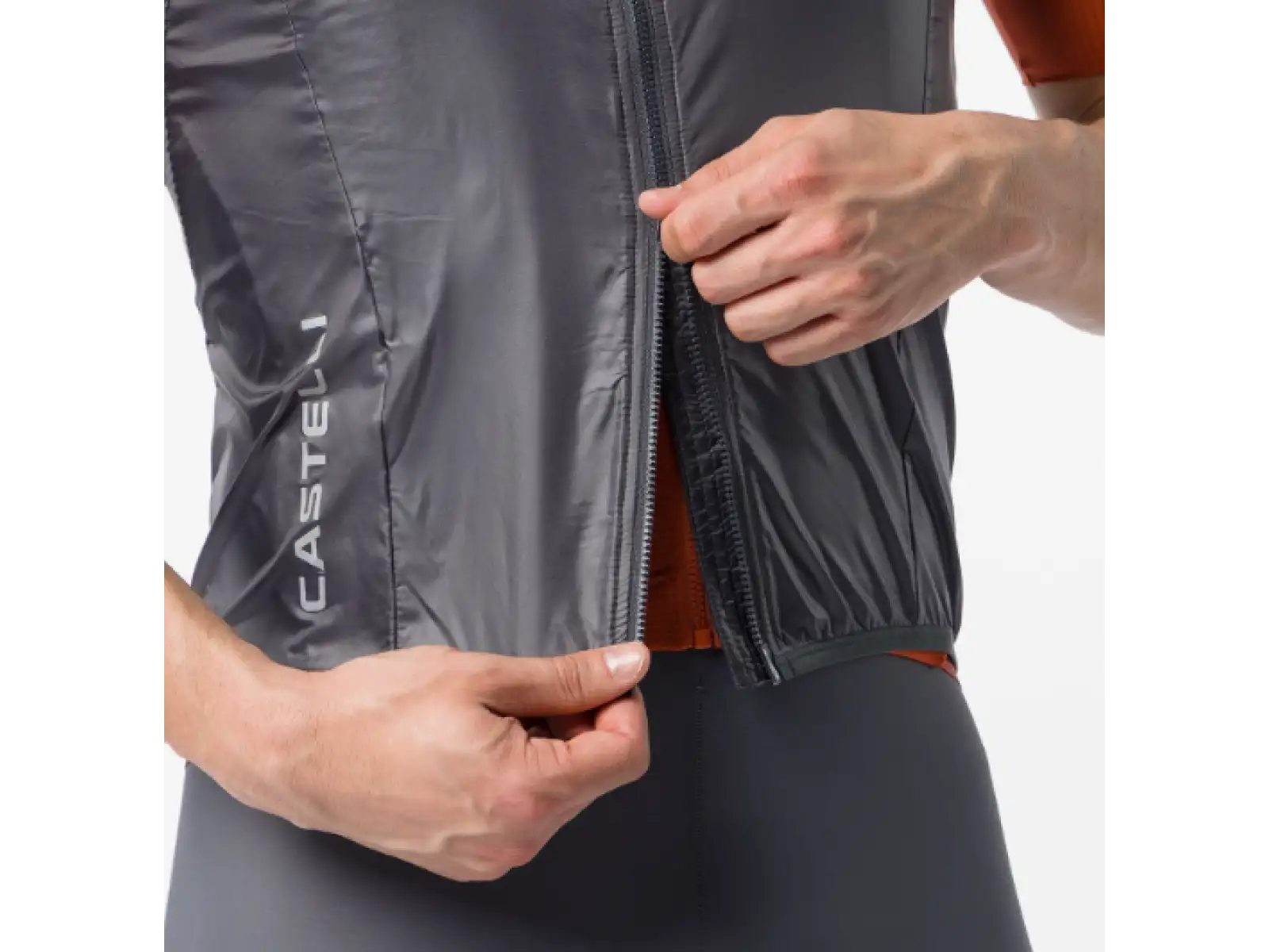 Castelli Aria 2 pánská vesta Dark Gray