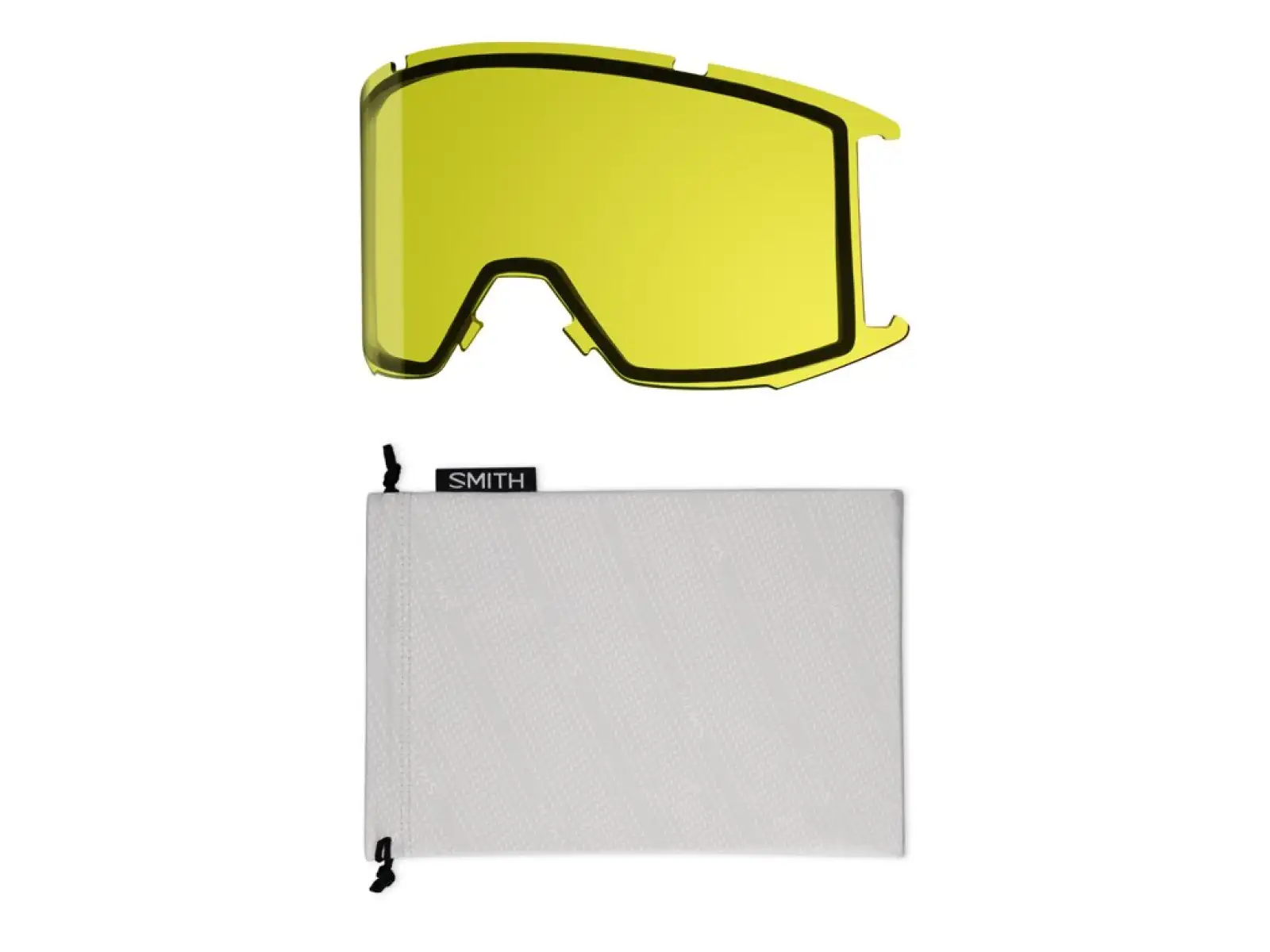 Smith Squad lyžařské brýle Black / Chroma Pop Sun Red Mirror + Yellow