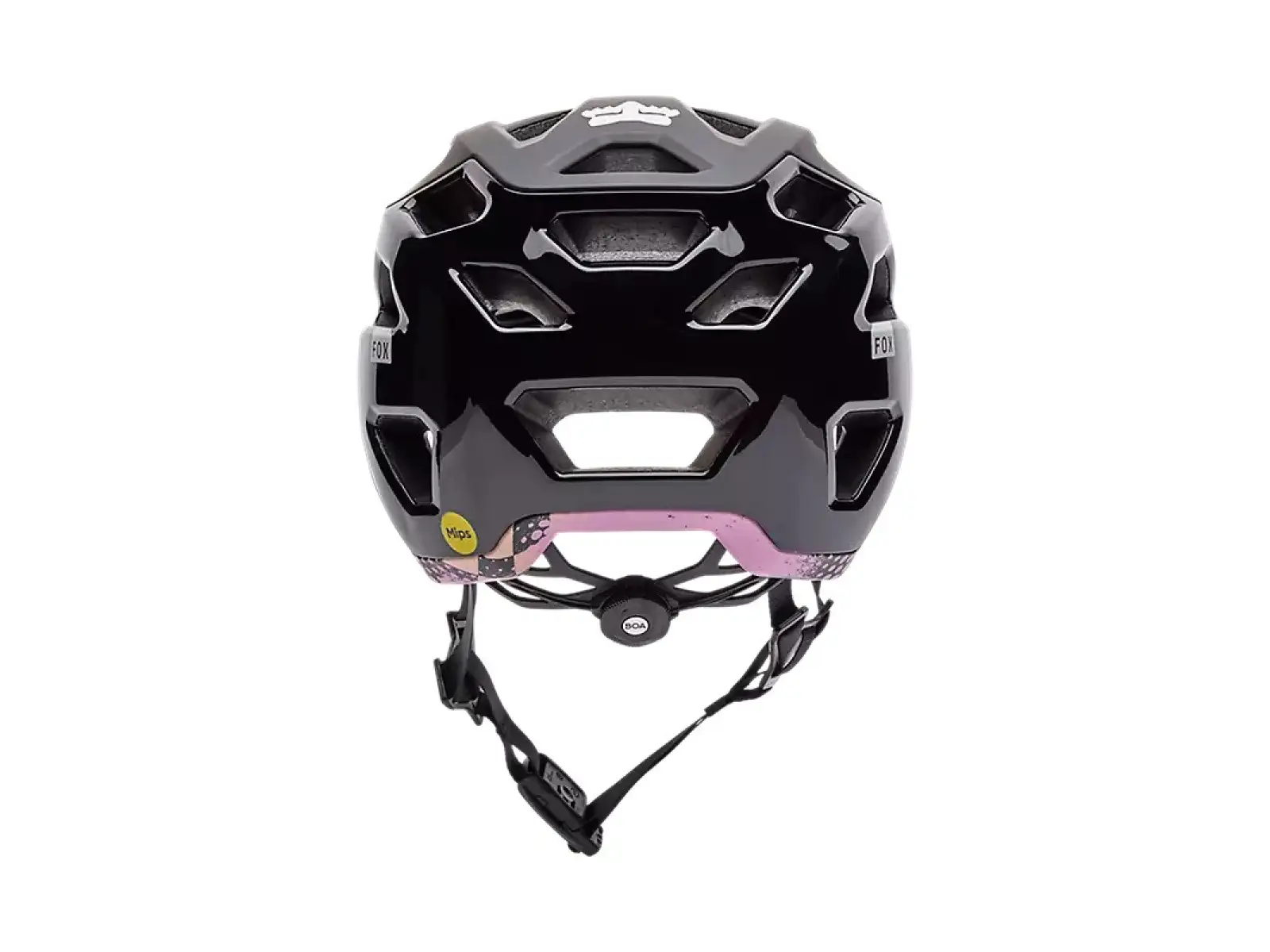 Fox Crossframe Pro Pulse MTB přilba Dusty Rose