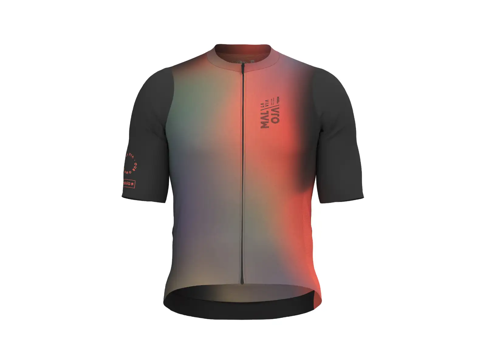 Maloja RamseckM. pánský dres krátký rukáv Deep Black Multi