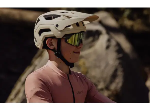 Force Trail MTB přilba krémová