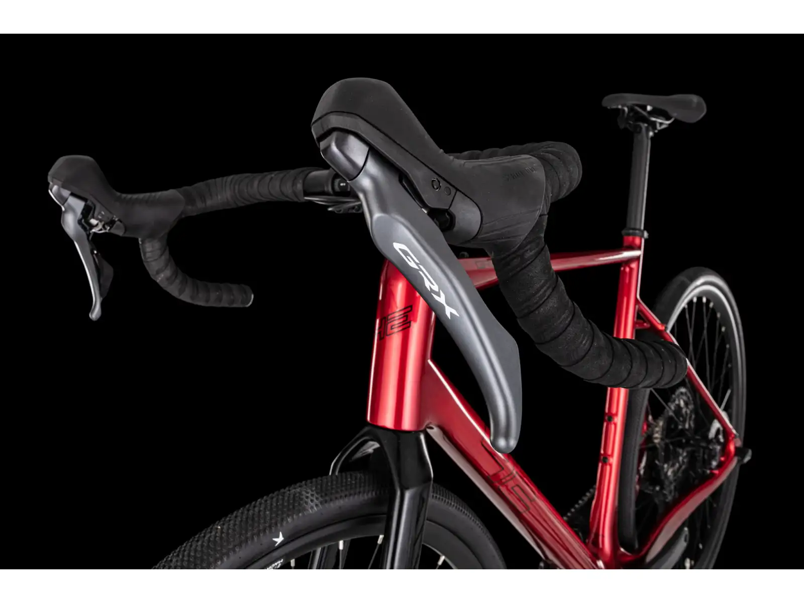 4Ever Grizzly Elite gravel kolo Flame red