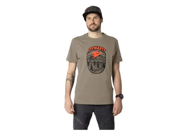 Dynafit Graphic Cotton pánské triko krátký rukáv Fallen Rock/Horizon