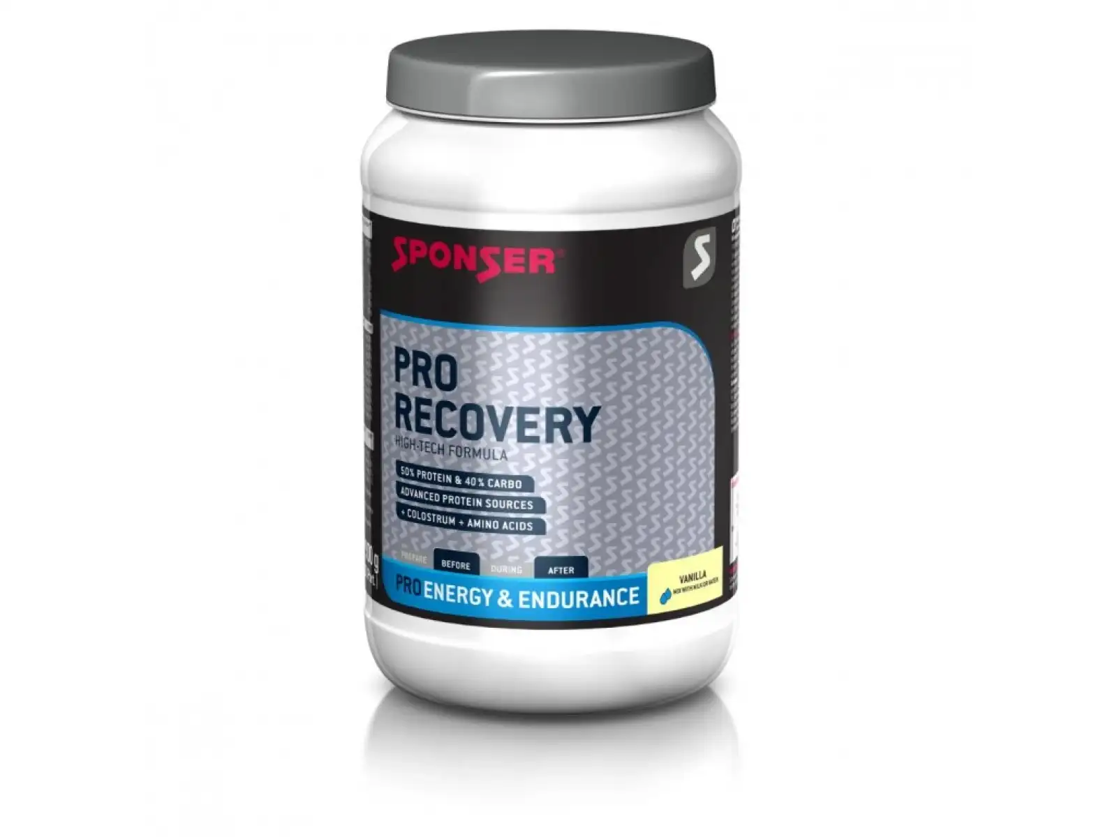 Sponser Pro Recovery 50/40 regenerační nápoj v prášku 900 g Vanilla