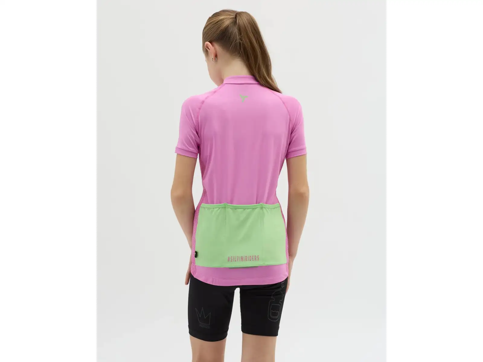 Silvini Mazzani dětský dres krátký rukáv Blush/Green