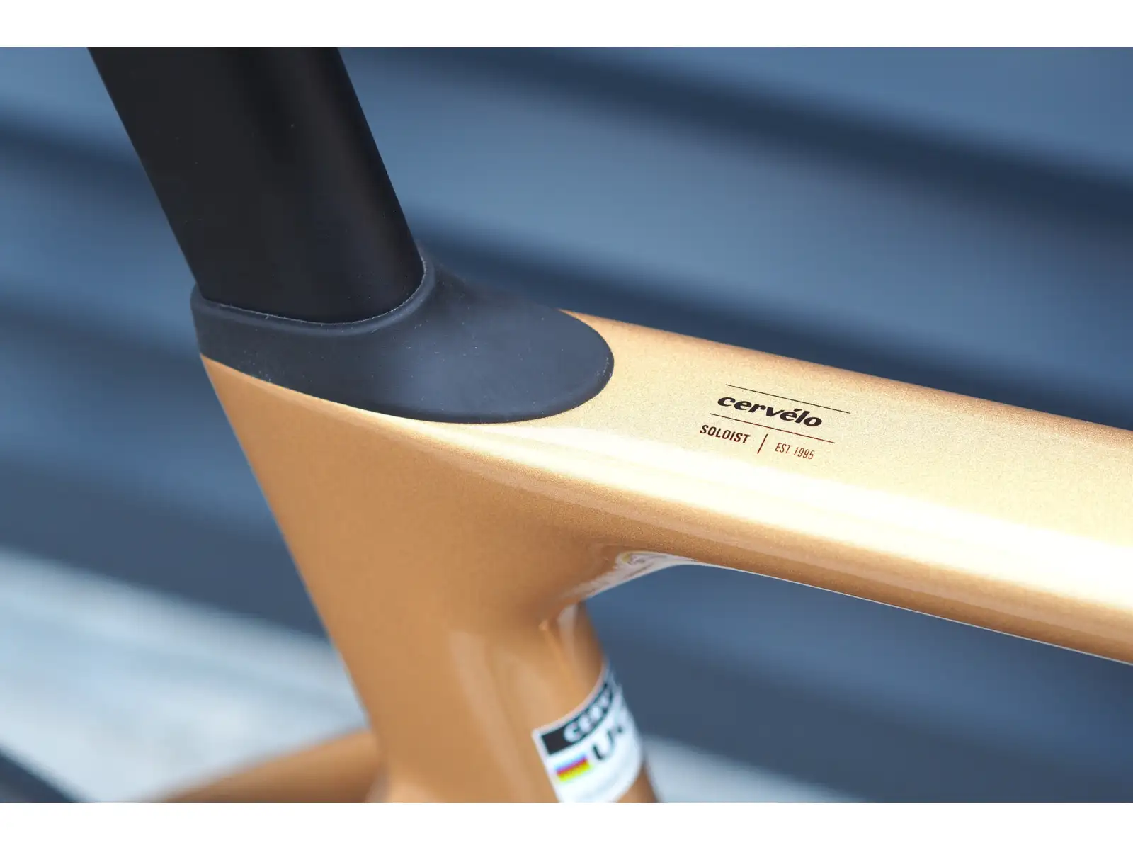 Cervélo Soloist Force eTap AXS silniční kolo gold dust