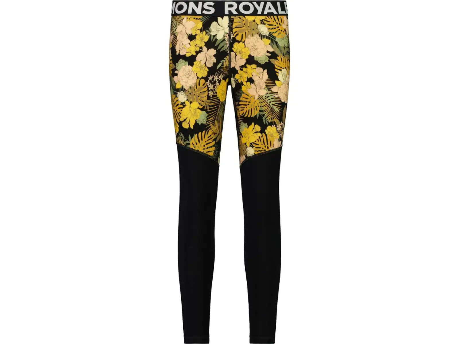 Mons Royale Cascade Merino Flex dámské legíny floral camo