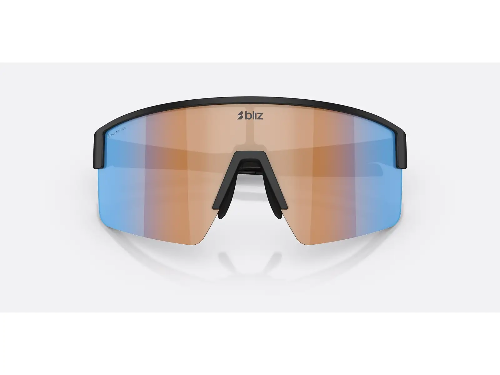 Bliz P004 sluneční brýle Matte Black/Nano Optics Nordic Ligh Coral/Orange Blue Multi