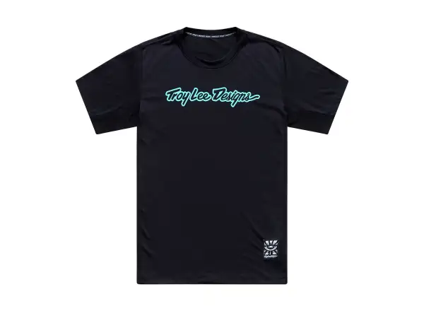 Troy Lee Designs Skyline Ride pánský dres Signature Black/Real Teal