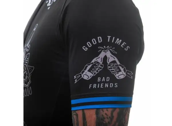 Sensor Cyklo Tour pánský dres krátký rukáv Black tattoo
