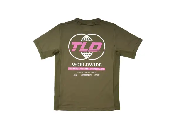Troy Lee Designs Skyline Ride Tee dětský dres krátký rukáv Worldwide Caper