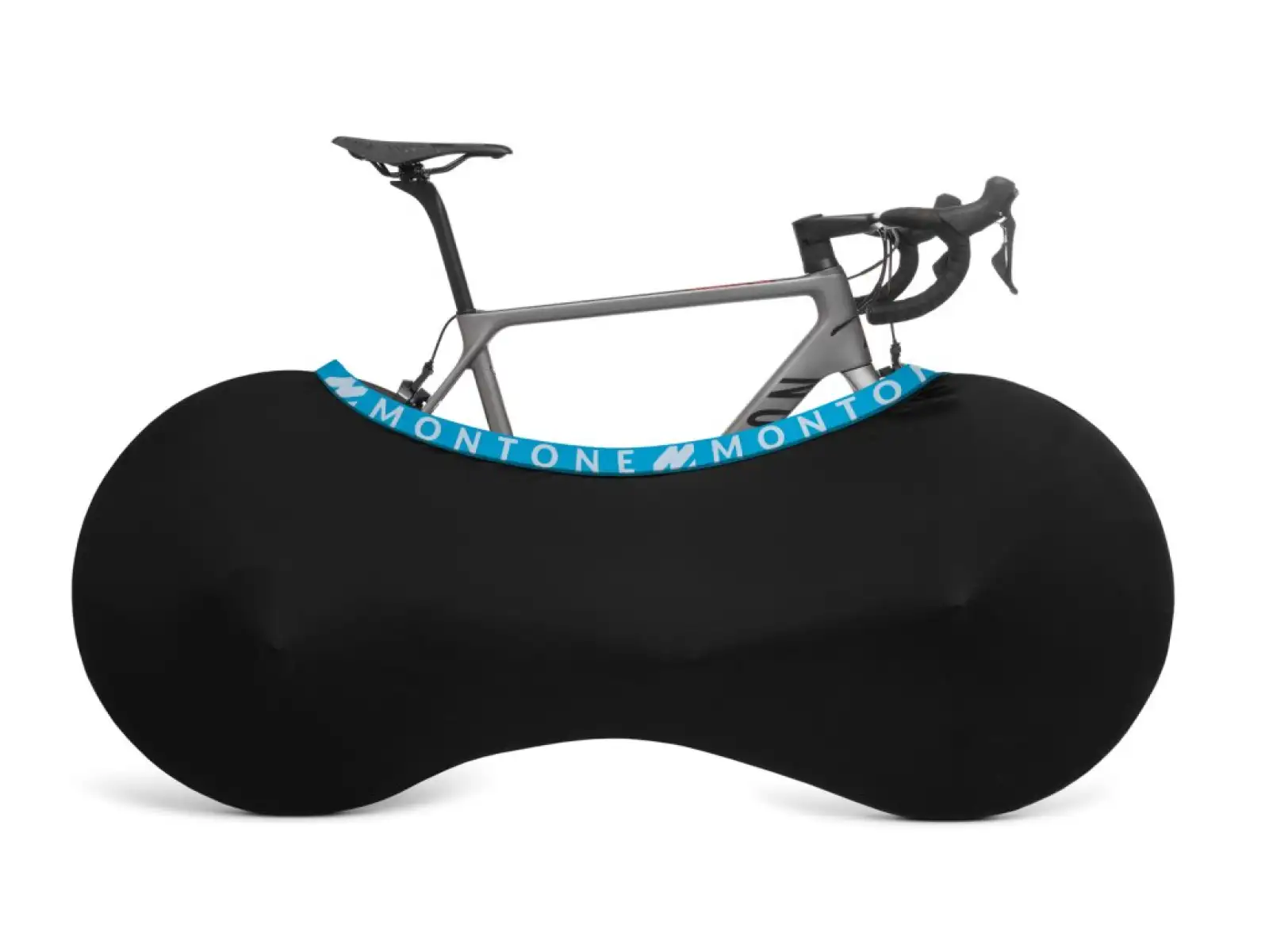 Montone bike mKayak obal na kolo pro vnitřní použití modrá/bílá