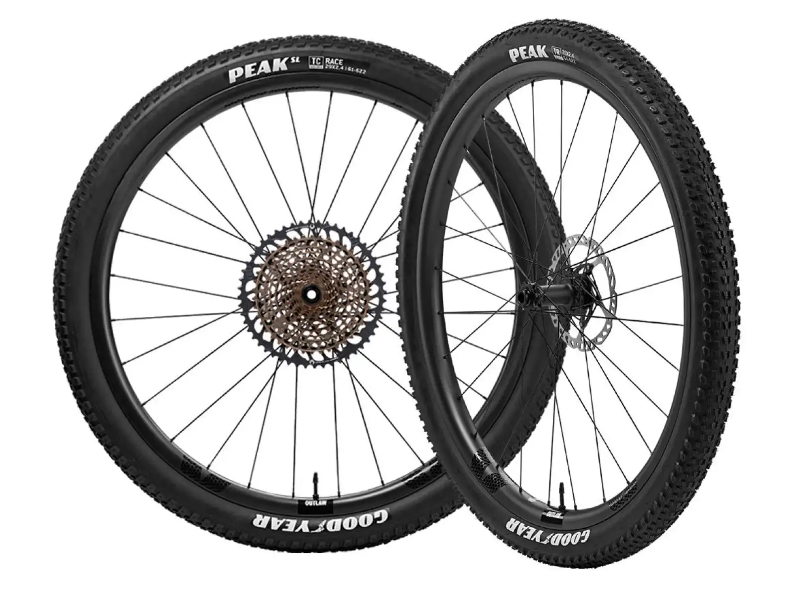 FFWD OUTLAW DT240 EXP Carbon Boost 30 mm 29" vypletená kola MattBlack