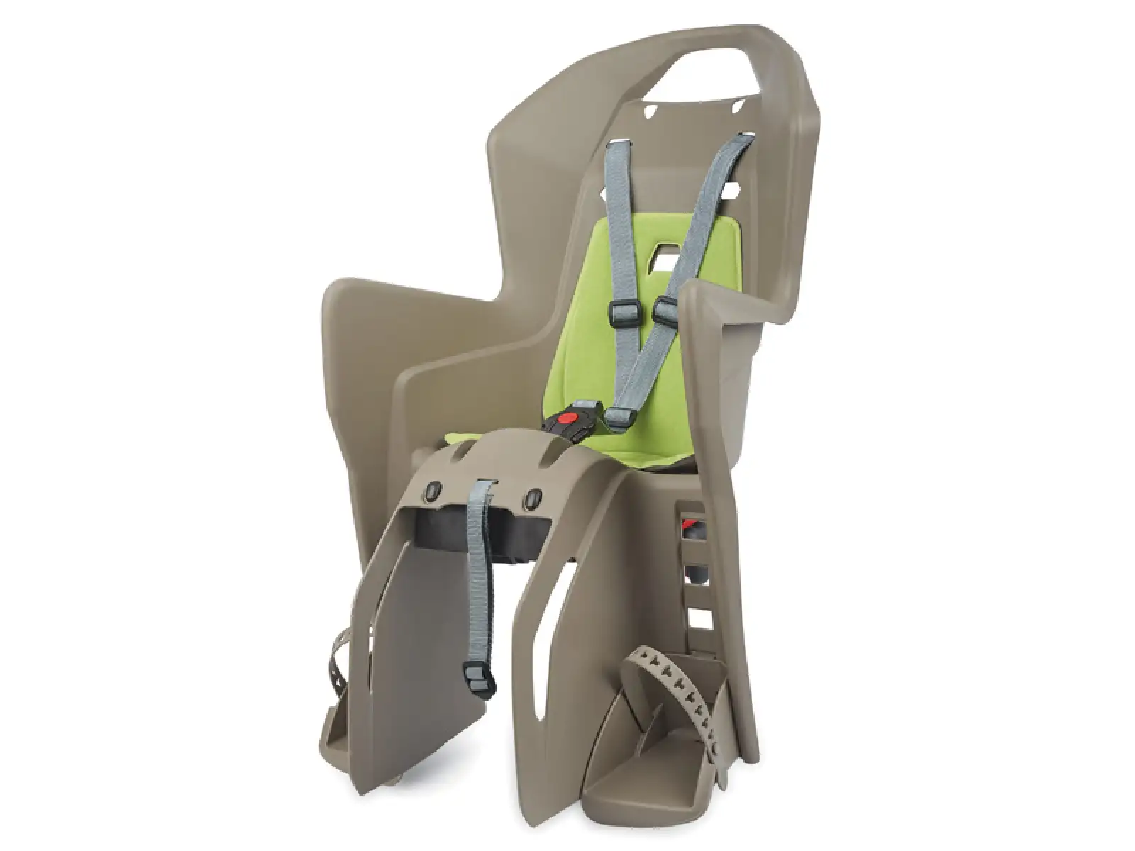 Polisport Koolah dětská sedačka na nosič hnědo-zelená