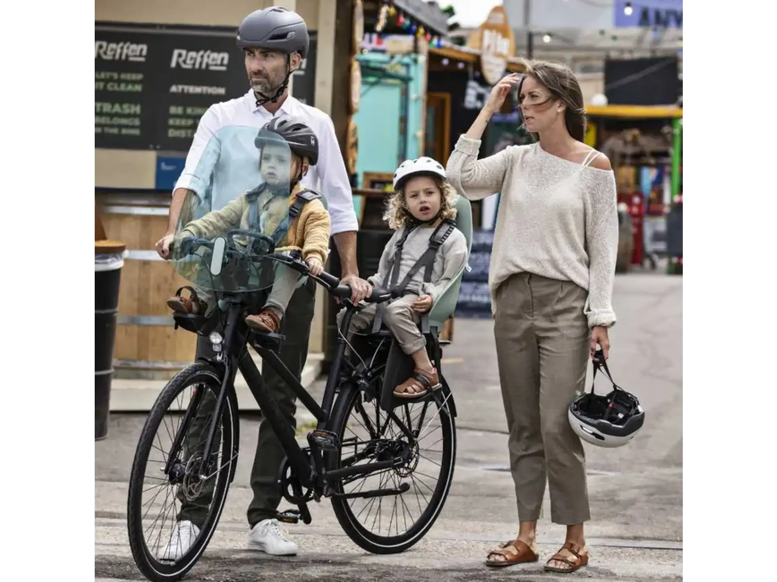 Urban Iki Ta-ke přední sedačka s MTB/ATB adaptérem Bincho Black/Bincho Black