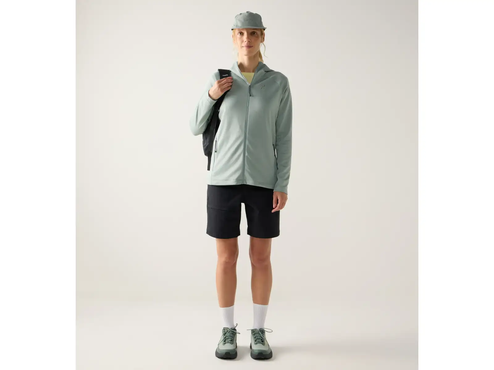 Haglöfs  Korp Mid Hood dámská mikina Dew Green