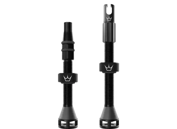 Peatys Holeshot Fast Flow bezdušové ventilky MX Black