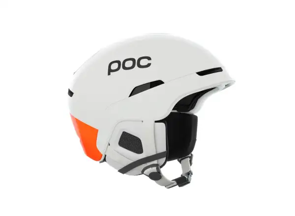 POC Obex MIPS lyžařská přilba Hydrogen White/Fluorescent Orange