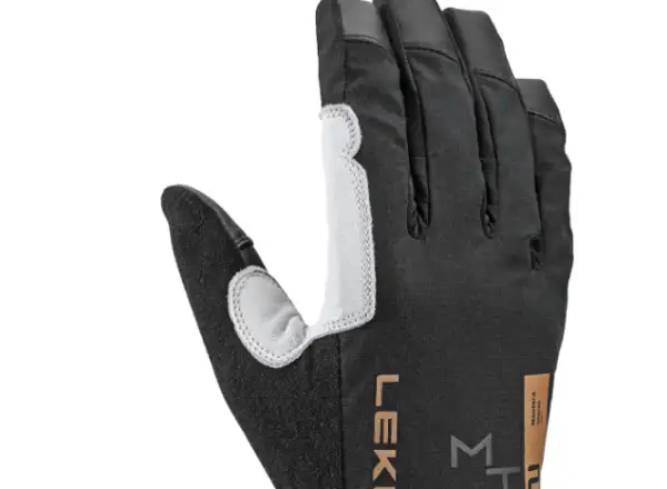 Leki Montera Storm alpinistické rukavice Black/White/Brown