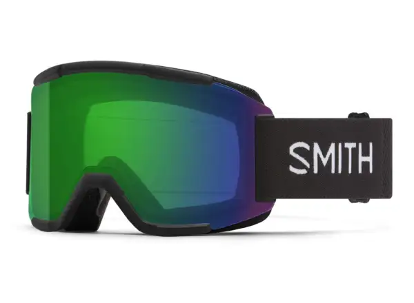 Smith Squad lyžařské brýle Black / ChromaPop Everyday Green Mirror + Clear
