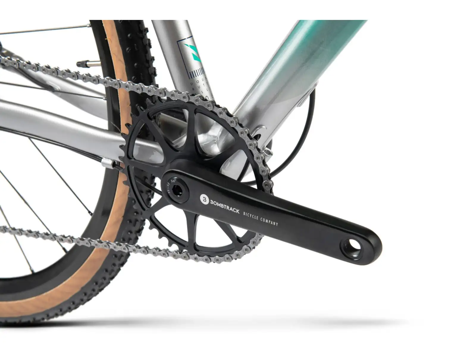 Bombtrack Tension 2 cyklokrosové kolo Glossy Grey / Green
