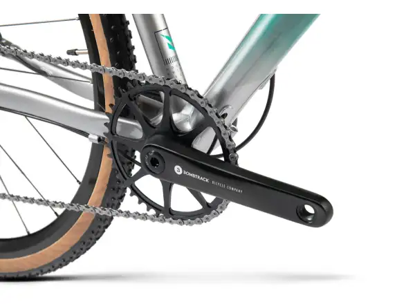 Bombtrack Tension 2 cyklokrosové kolo Glossy Grey / Green