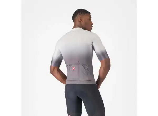 Castelli UPF pánský dres krátký rukáv Silver Grey