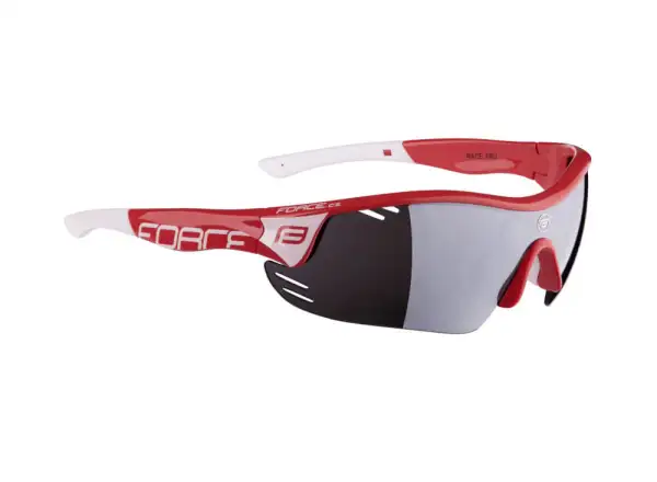 Force Race Pro cyklistické brýle červená
