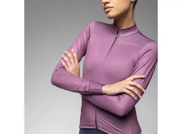 Alé PR-E Follow Me dámský zateplený dres dlouhý rukáv Mauve