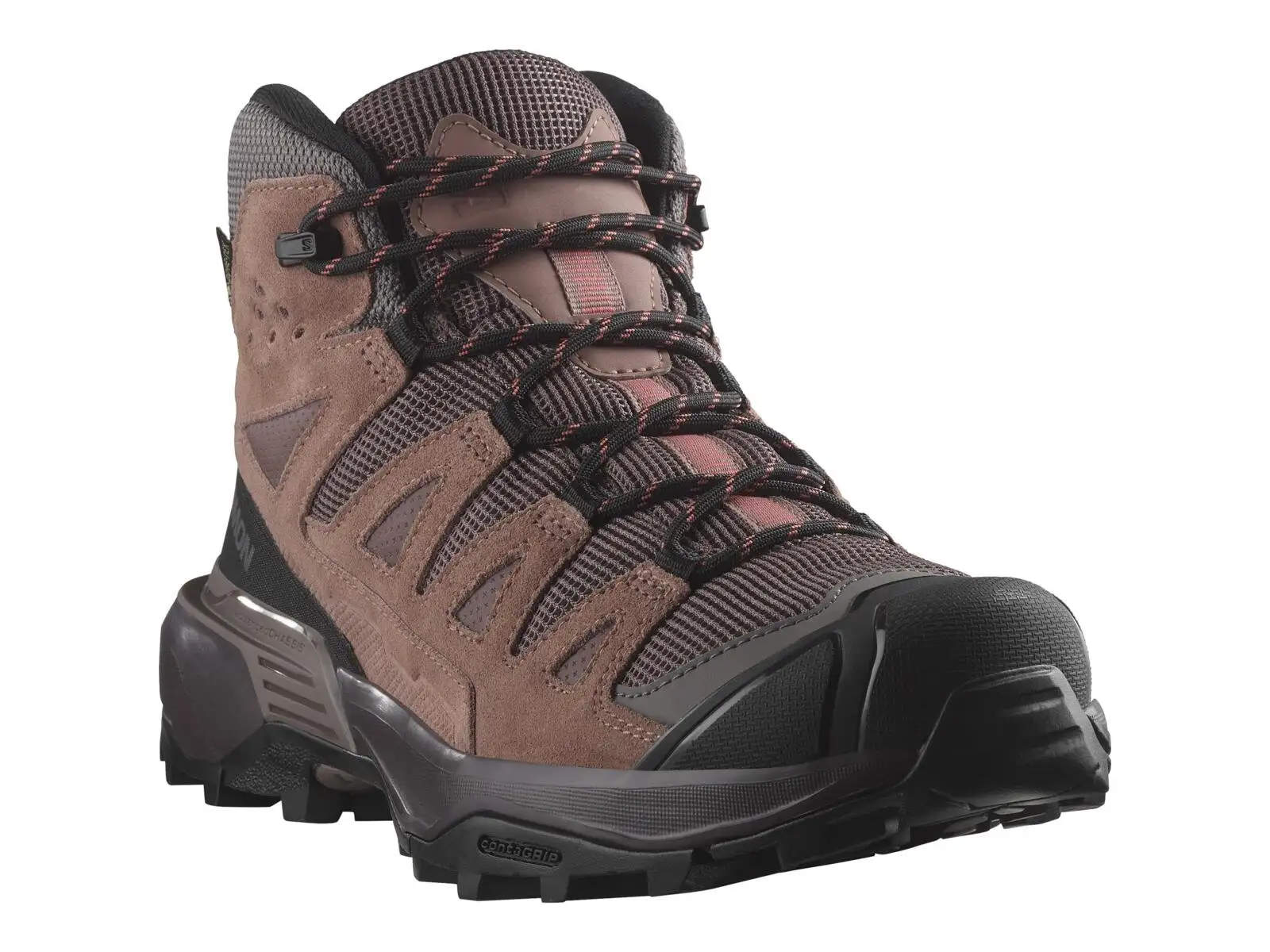 Salomon X Ultra 360 LTR MID GTX dámská turistická obuv Peppercorn/Cognac/Hot Coral