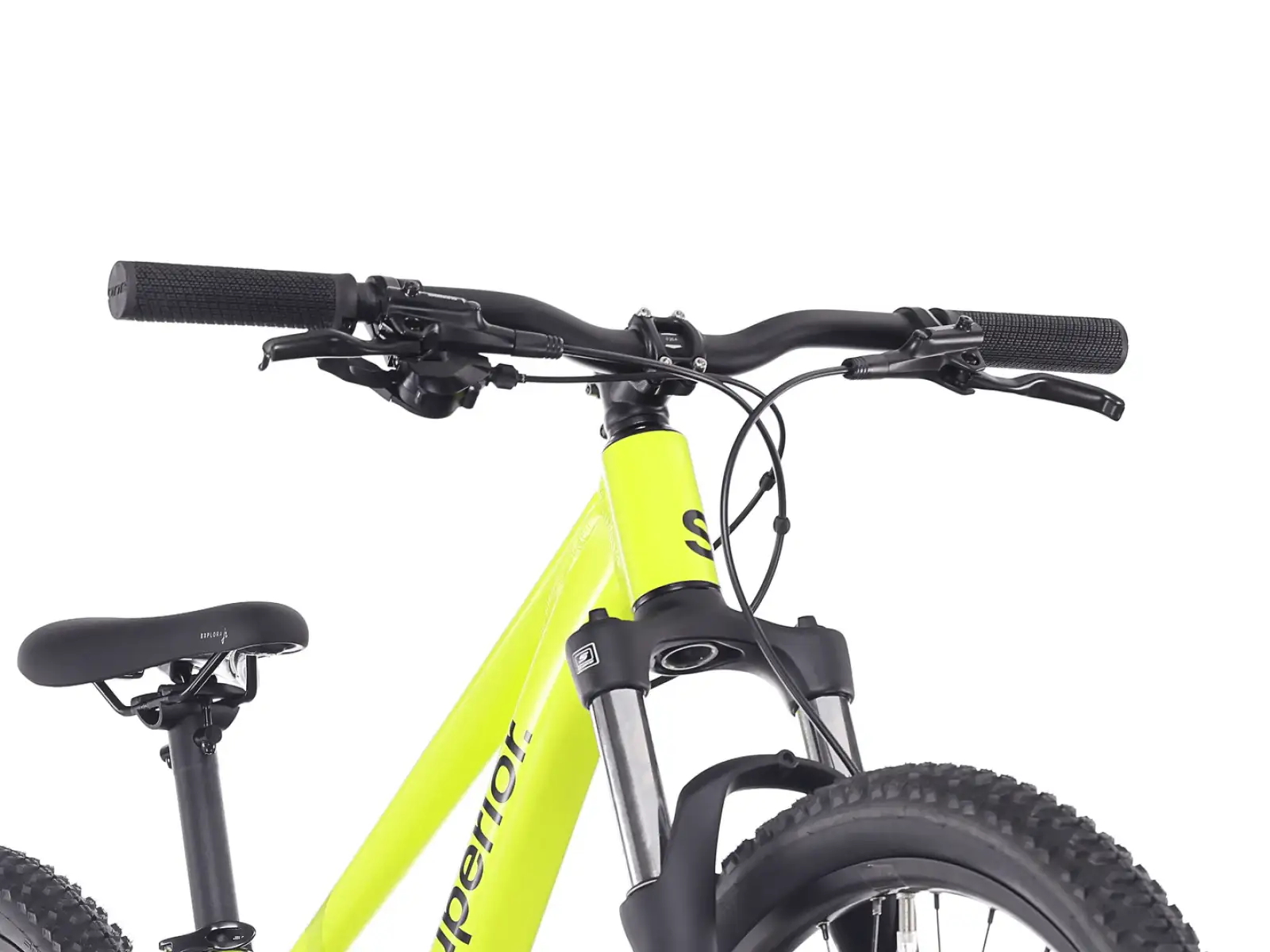 Superior RACER 27 dětské kolo Matte Radioactive Yellow