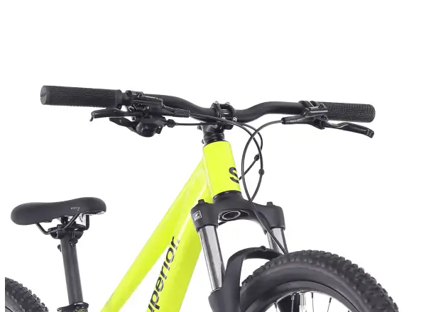 Superior RACER 27 dětské kolo Matte Radioactive Yellow