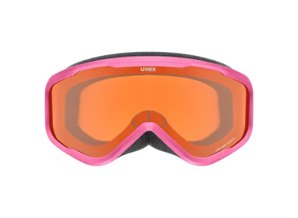 Uvex Speedy Nova dětské lyžařské brýle pink/lasergold