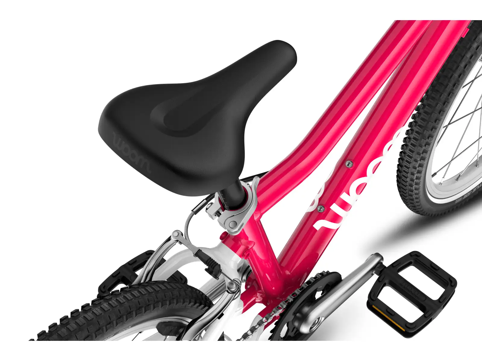 Woom GO 4 dětské kolo 20" Hot Pink