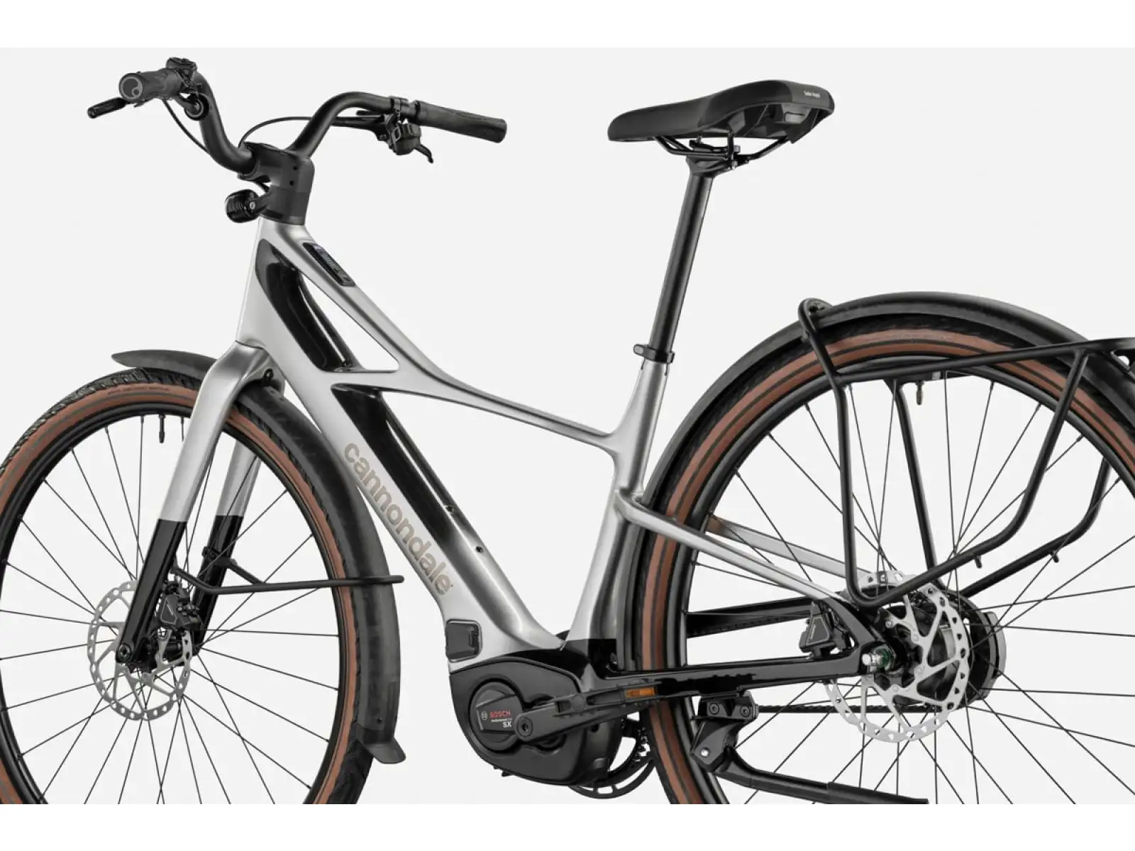 Cannondale FlyingV 1 Silver městské lehké elektrokolo
