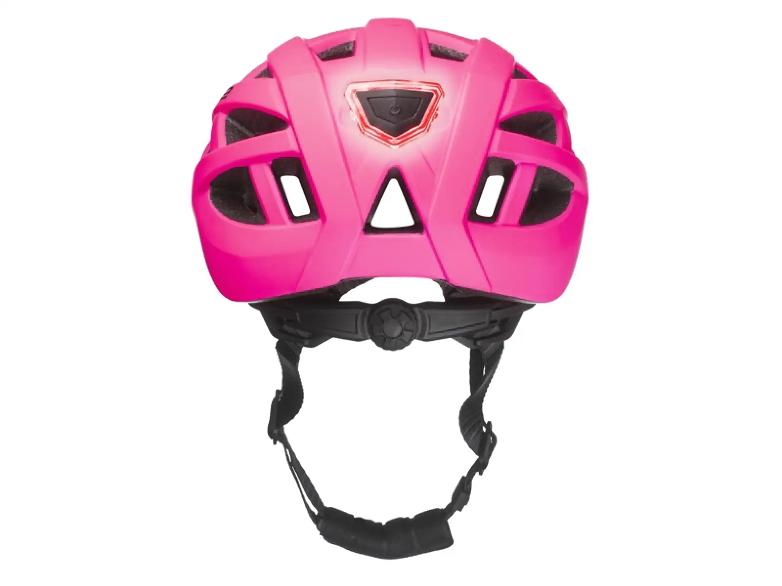 R2 Lumen cyklistická přilba neon růžová