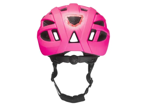 R2 Lumen cyklistická přilba neon růžová