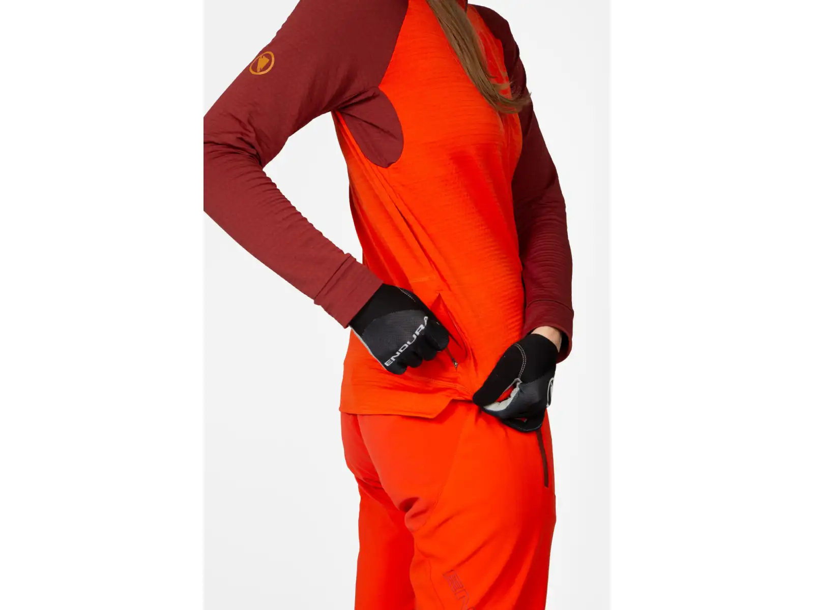 Endura SingleTrack Fleece dámský dres tmavě šedozelená