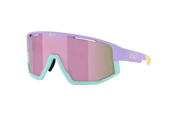Bliz Fusion Small sluneční brýle Matt Pastel Purple/Brown&Rose Mirror