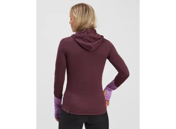 Silvini Merate dámské triko dlouhý rukáv Plum/Blush