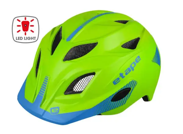 Etape Pluto Light dětská cyklistická přilba matná zelená